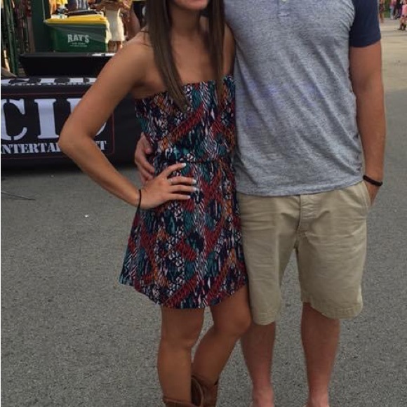 Strapless dress - Picture 4 of 4